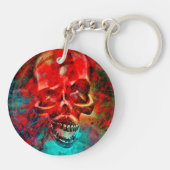 Colorful skull sleutelhanger (Achterkant)