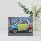 Colorful Smart Car Briefkaart (Staand voorkant)