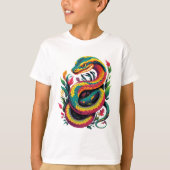 Colorful Snake T-shirt (Voorkant)