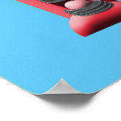 Colorful Snoep Buffet Sign. Poster (Hoek)