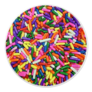 Colorful Snoep Sprinkles Keramische Knop