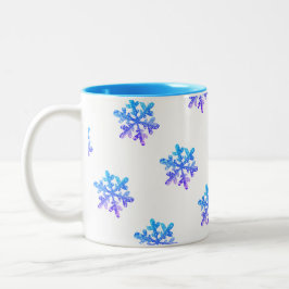 Colorful Snowflakes Gift Mok