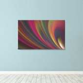 Colorful Soft Sand Waves Canvas Afdruk (Insitu (Houten vloer))