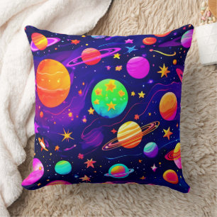 Colorful Space Patroon Kussen