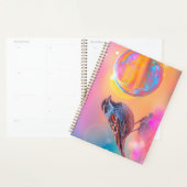 Colorful Sparrow and Rainbow Bubble  Planner (Display)