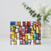 Colorful Speelgoed Cars Briefkaart (Staand voorkant)