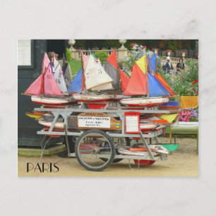 Colorful Speelgoed Sailships Luxemburg Gardens Par Briefkaart