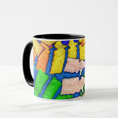 Colorful Spine Art Mok (Voorkant links)