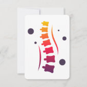 Colorful Spine Logo Chiropractic Gift Certificate (Voorkant)