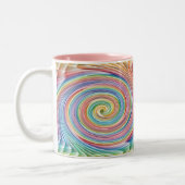 Colorful Spiral Pattern Coffee mok (Links)