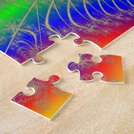 Colorful Spiral Pattern Legpuzzel (Zijkant)