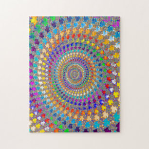 Colorful Spiral Pattern Legpuzzel