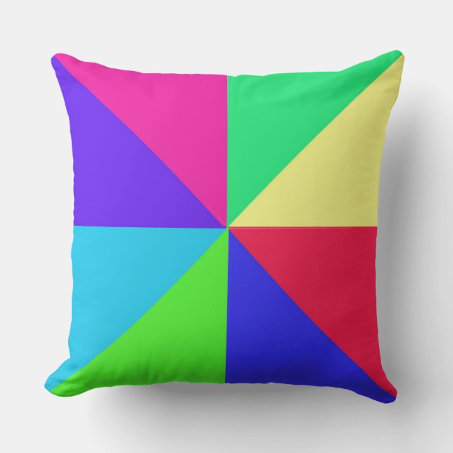 Colorful Spiral Pillow Buitenkussen (Voorkant)