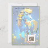 Colorful Spirit Pony 34 Anniversaire Invitation (Dos)