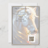 Colorful Spirit Pony 69 Anniversaire Invitation (Dos)