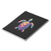 Colorful Splash Eastern Box Turtle (2) Notitieblok (Gedraaid)