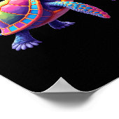 Colorful Splash Eastern Box Turtle (4) Poster (Hoek)