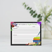 Colorful Splash Recipe Kaart (Staand voorkant)