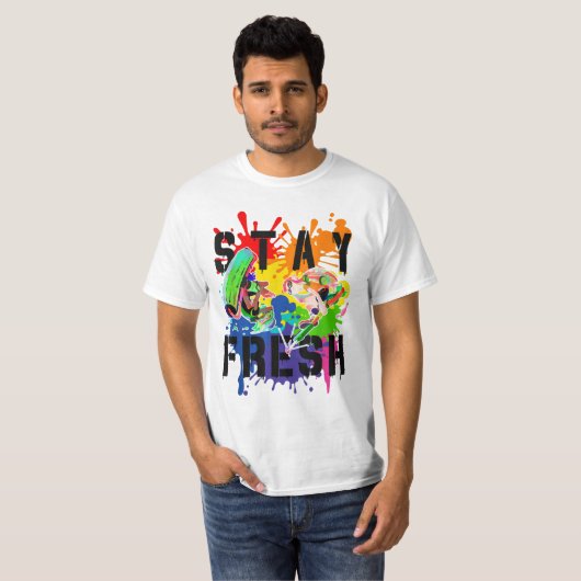 Colorful Splat T-shirt (Voorkant volledig)