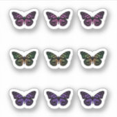 Colorful Spotted Butterfly Pack Sticker (Voorkant)