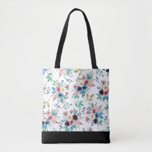 Colorful spring blob Pattern Draagtas