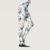Colorful spring blob Pattern Leggings (Rechts)