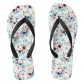 Colorful spring blob Pattern Teenslippers (Voetbed)