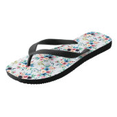 Colorful spring blob Pattern Teenslippers (Schuin)
