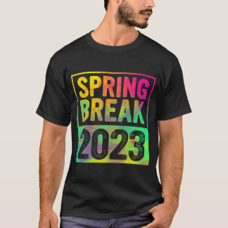 Colorful Spring Break 2023 Style Matching Group 1 T-shirt