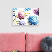 Colorful Spring Flowers Canvas Afdruk (Insitu (Woonkamer))