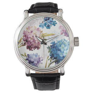 Colorful Spring Flowers Horloge