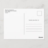 Colorful Spring Flowers Patroon Briefkaart (Achterkant)