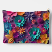 Colorful Spring Flowers Patroon Etui (Achterkant)