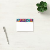 Colorful Spring Flowers Patroon Post-it® Notes (Kantoor)