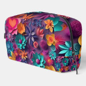 Colorful Spring Flowers Patroon Toilettasje (Rechterhoek)