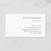 Colorful Spring Flowers Patroon Visitekaartje (Achterkant)