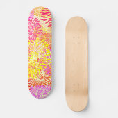 Colorful Spring Flowers Skateboard (Voorkant)