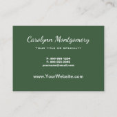 Colorful Spring Garden Bird Bath Visitekaartje (Achterkant)