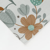 Colorful Spring Pattern Fleece Deken (Hoek)