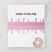 Colorful Sprinkles Donut Theme Birthday (Binnenkant ongevouwen)