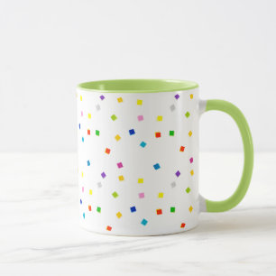 Colorful Square Confetti Mok