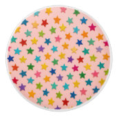 Colorful Star Knob Keramische Knop (Voorkant)