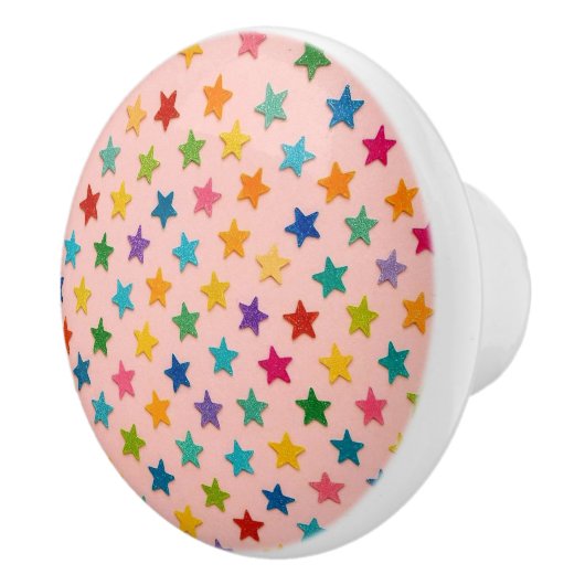 Colorful Star Knob Keramische Knop (Rechts)