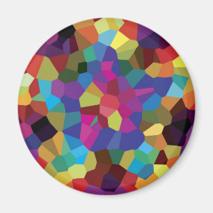 Colorful Star Mosaic Magneet
