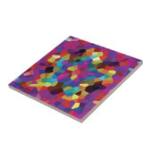 Colorful Star Mosaic Tegeltje (Zijkant)