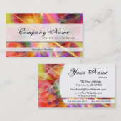 Colorful Starburst Graphic Designer Visitekaartjes (Voorkant / Achterkant)