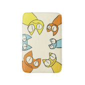 Colorful Staring lot Cats Badmat (Voorkant Verticaal)