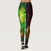 Colorful Starry Nebula Leggings (Achterkant)