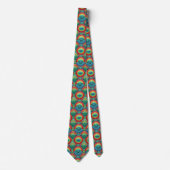 Colorful Statement Tie | Rainbow Neck Tie Stropdas (Voorkant)