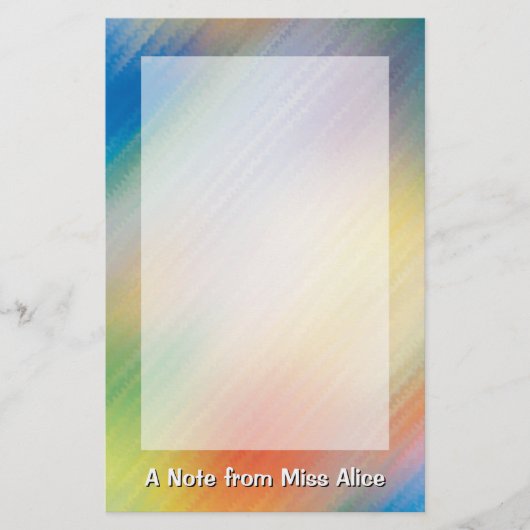 Colorful Stationery Briefpapier (Voorkant)